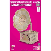 Maquette en bois Gramophone