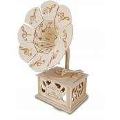 Maquette en bois Gramophone