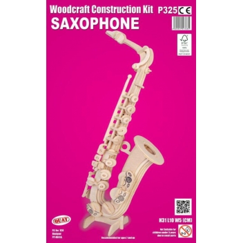 P325 - 5060027573685 - Quay - Maquette en bois Saxophone - 2