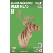 Maquette en bois Tête d\'élan