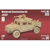 Maquette en bois Voiture Jeep