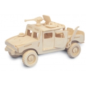 Maquette en bois Voiture Jeep