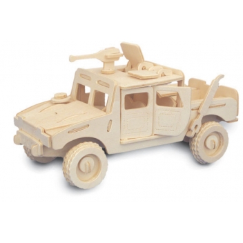 P063 - 5060027570653 - Quay - Maquette en bois Voiture Jeep