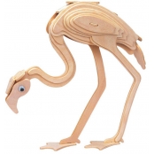 Maquette en bois Flamand rose