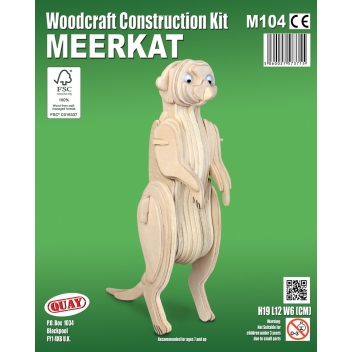 M104 - 5060027573715 - Quay - Maquette en bois Suricate - 2