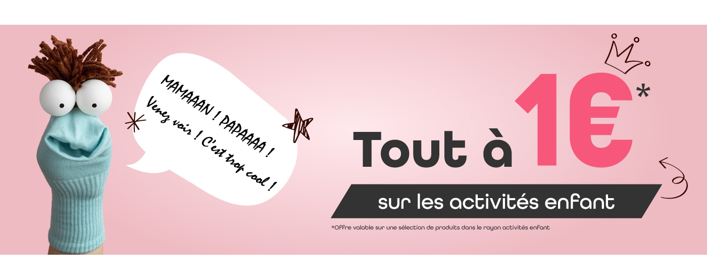 Tout à 1 euro enfant