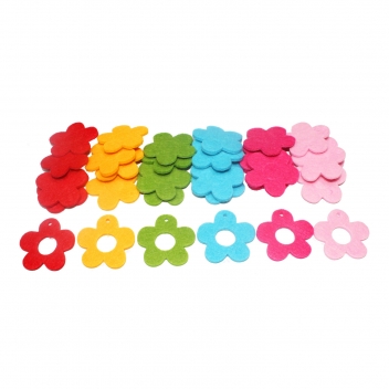 L285970 - 3701385301641 - Sodertex - Motif en feutrine Fleur 30 pièces - 3