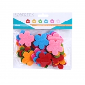 Motif en feutrine Fleur 30 pièces