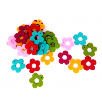 L285970 - 3701385301641 - Sodertex - Motif en feutrine Fleur 30 pièces - 2