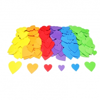 L814000 - 3701385301771 - Sodertex - Sticker en mousse Coeurs 200 pièces - 4