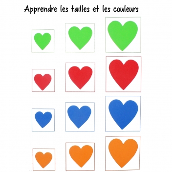 L814000 - 3701385301771 - Sodertex - Sticker en mousse Coeurs 200 pièces
