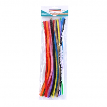 L750907 - 3701385300880 - Sodertex - Chenille assortiment Ø 6 mm 30 cm 25 pièces - 2