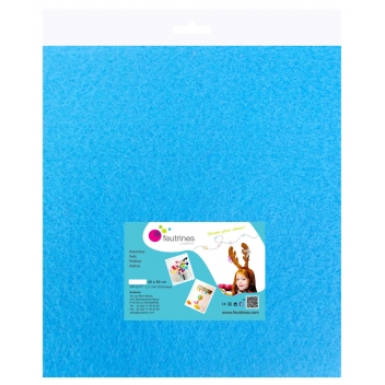 L172419 - 3900001724196 - Sodertex - Feutrine 1 mm Polyester 45 x 50 cm Bleu azur