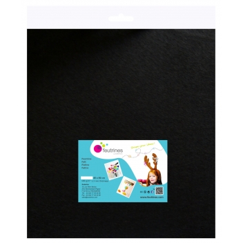 L172417 - 3900001724172 - Sodertex - Feutrine 1 mm Polyester 45 x 50 cm Noir