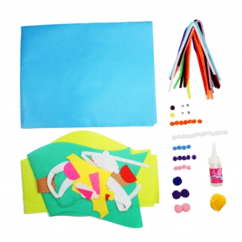 L602902 - 3701385302648 - Sodertex - Kit tableau en feutrine Joli carrousel - 3
