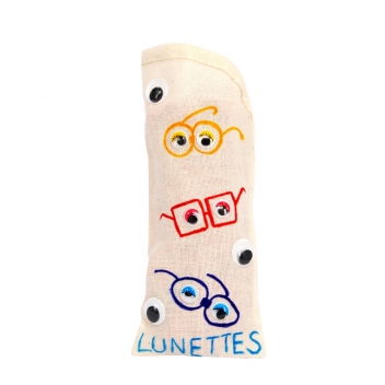 L518000 - 3900005180004 - Sodertex - Étui à lunettes en coton Écru x 5 - 5