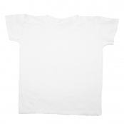 T-shirt en coton blanc Taille enfant 8 ans (128 cm)