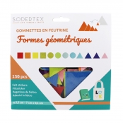 Gommette en feutrine autocollante Légumes 150 pièces