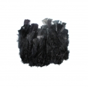 Plumes de dinde 12/18 cm 25g Noir