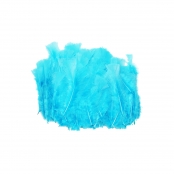 Plumes de dinde 12/18 cm 25g Bleu