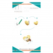 Gommettes à gratter stickers à gratter 36 pièces