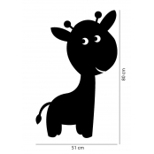 Sticker Géant en ardoise Giraphe 80 x 58 cm 1 pièce