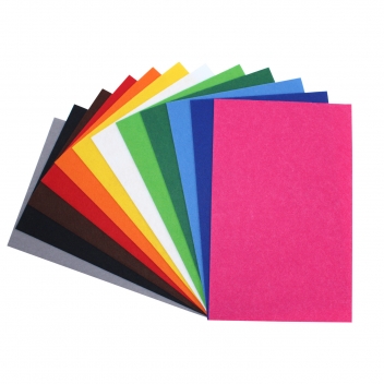 L192986 - 3701385302259 - Sodertex - Feutrine rigide 3D à modeler 20 x 30 cm Assort. x 12 - 4