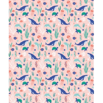 L110050 - 3701385305342 - Sodertex - Coupons de coton Animaux 45,5 x 55 cm 4 pièces - 2