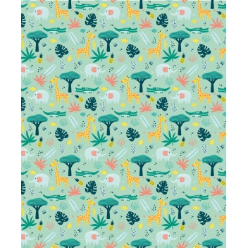 L110050 - 3701385305342 - Sodertex - Coupons de coton Animaux 45,5 x 55 cm 4 pièces - 3