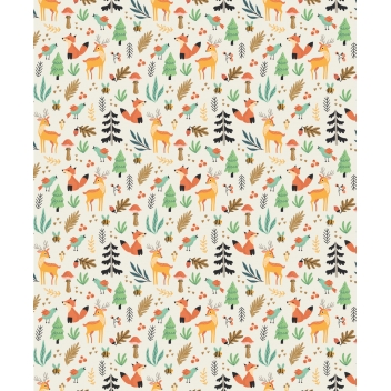 L110050 - 3701385305342 - Sodertex - Coupons de coton Animaux 45,5 x 55 cm 4 pièces - 4