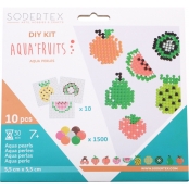 Aqua perles Fruits avec 10 modèles