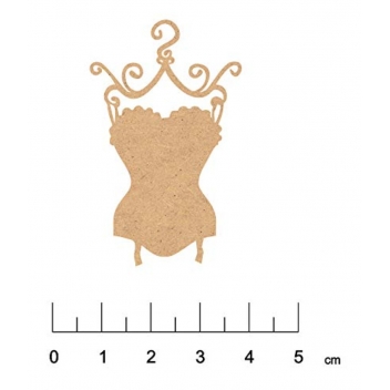4000 - 3700611138990 - Terre & Bois Créations - Forme en bois MDF Guepière - France - 2