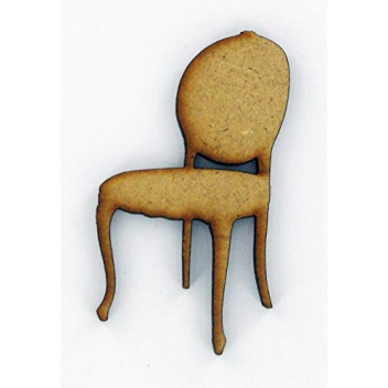 2507 - 3700611124061 - Terre & Bois Créations - Forme en bois MDF Chaise - France - 2