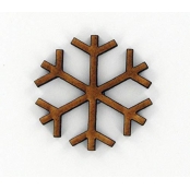 Forme en bois MDF Flocon de neige