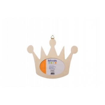 14001222 - 5414135035809 - Artémio - Cadre Photo Couronne 12,5X9 Cm -23X18 Cm - Bois