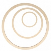 Cercles en bois 3 pièces