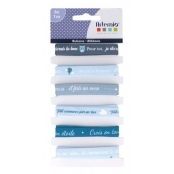 Rubans Rêver Mots 1 cm x 1m 6 pièces