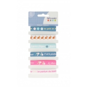 Rubans Pâques 1 cm x 1m 6 pièces