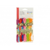 Fil de Coton 8m Assortiment Fun 12 pièces
