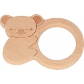 Anneau de dentition Koala 7x10 cm en bois