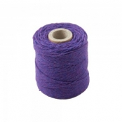 Corde en coton 1mm Violet 65m