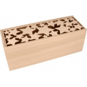 Boite de Rangement en bois 33x12x12 cm