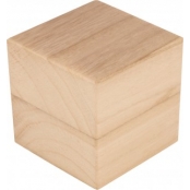 Cubes en bois 8x8x8 cm 3 pièces
