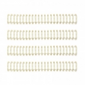 Spirales Reliure Doré 1,58 cm 4 pièces