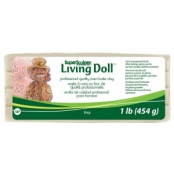 Super Sculpey Living Doll Medium Beige 454g