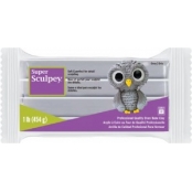 Super Sculpey Gray Semi Transparent 454g