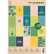 Bloc 20x2 feuilles Save The Planet A4