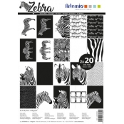 Bloc 20x2 feuilles Zebra A4