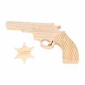 Set Sheriff pour enfant en bois