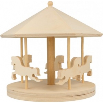 14003011 - 5414135228317 - Artémio - Manège en bois 22x20 cm